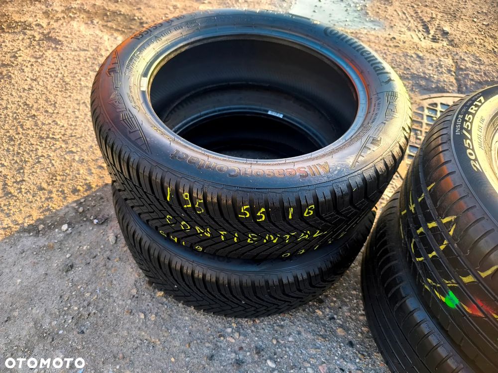 195/55R16 91H Opony Całoroczne Wielosezonowe CONTINENTAL AllSeasonContact 6,5mm Legnica ALU-RAD 195/55 - 4