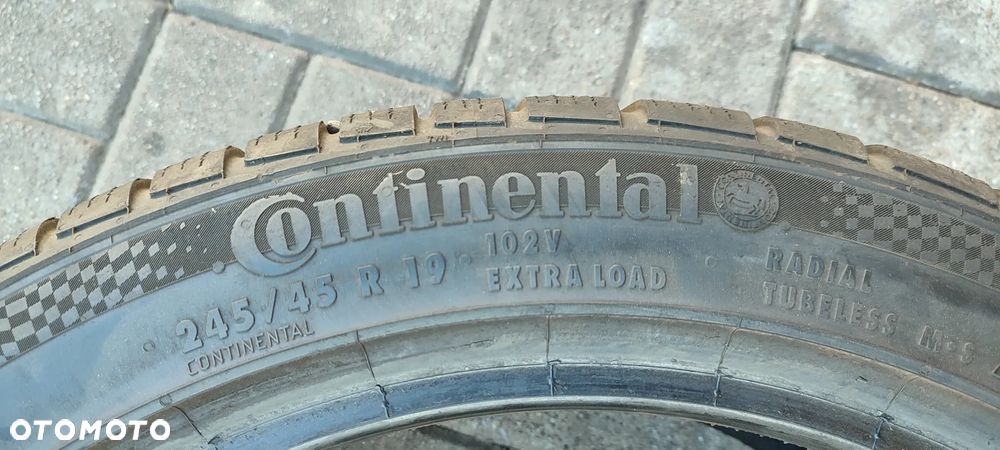 OPONY ZIMOWE 245/45R19 CONTINENTAL CONTIWINTER CONTACT TS810 SSR RSC (3710) ZIMA 5 mm PARA 2 SZTUKI - 3