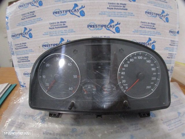Quadrante 1T0920861A VW TOURAN  1T FASE 1 2005 1.9TDI 105CV 5P PRETO KM/H DIGITAL - 1