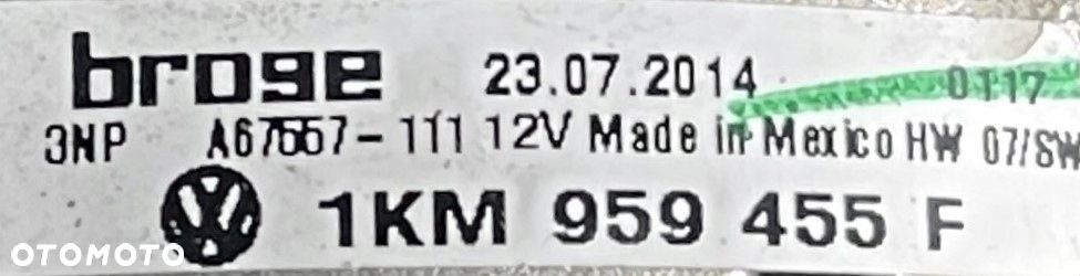 AUDI VW SKODA WENTYLATOR CHŁODNICY 1KM959455F ORG - 3