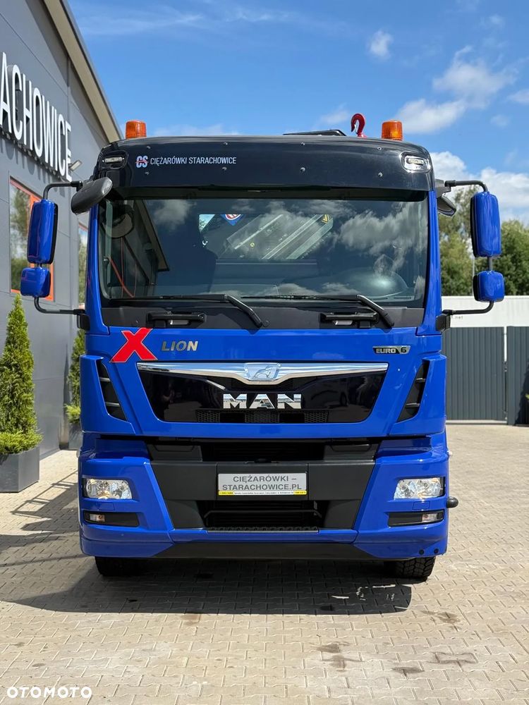 MAN TGM TGL TGS 18.250 E6 //skrzyniowy z HDS // 4x2 // żuraw HMF 1420 K2 HDS dzwig kran crane budowlanka - 23