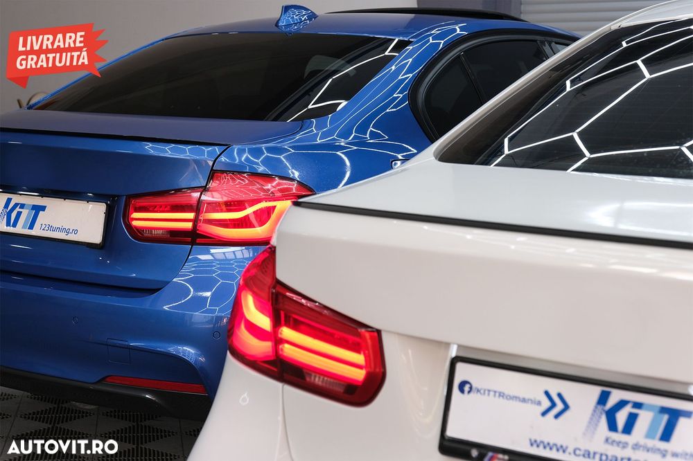 Eleron Portbagaj BMW Seria 3 F30 (2011-2014) F30 LCI (2015-2019) Negru Lucios- livrare gratuita - 14