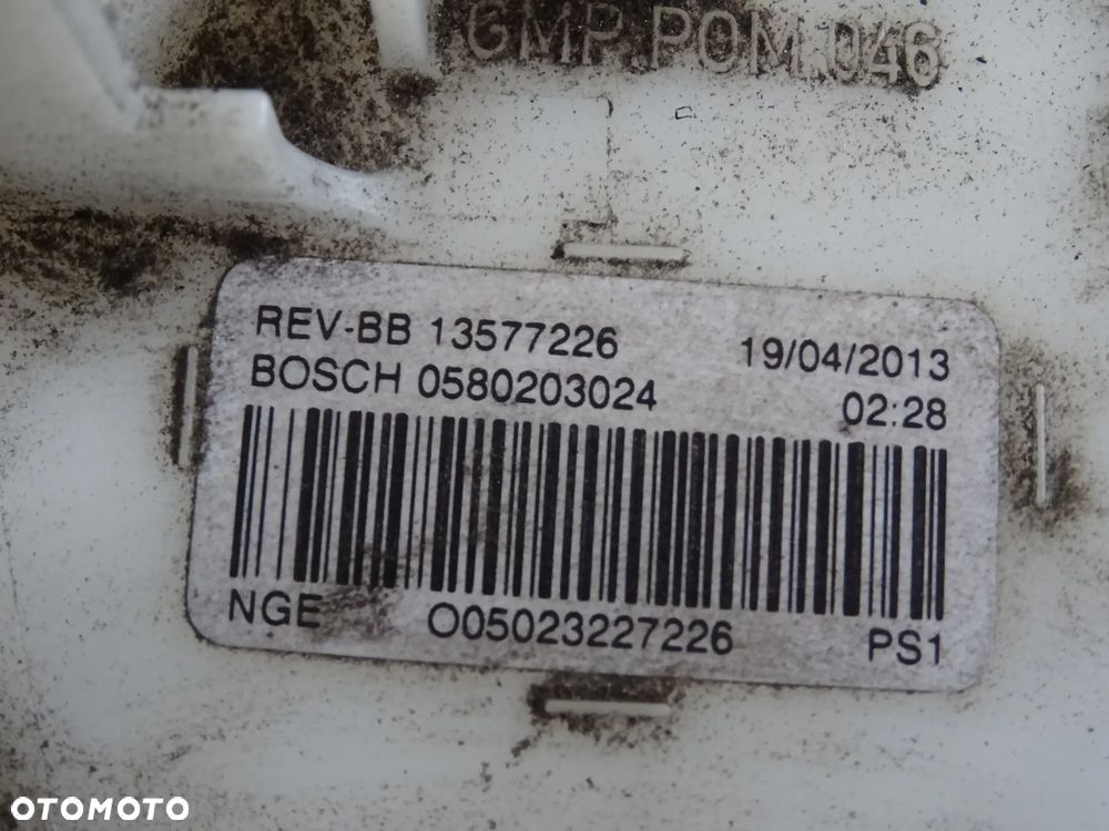 OPEL INSIGNIA A POMPA KOSZ CZUJNIK POZIOMU PALIWA PŁYWAK 2,0 CDTI 1,6 - 10