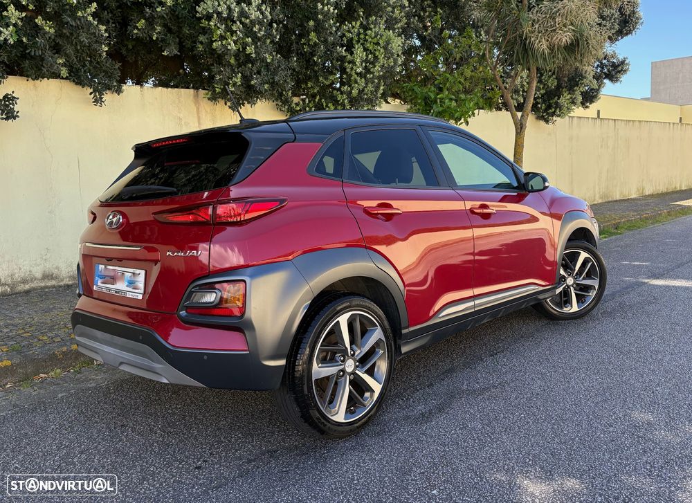 Hyundai Kauai 1.0 T-GDi Premium Pele/Tec.Vermelho - 4