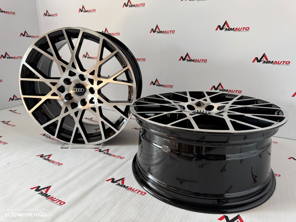 Jantes Look Audi RS4 2024 Preto Polido 18 - 3
