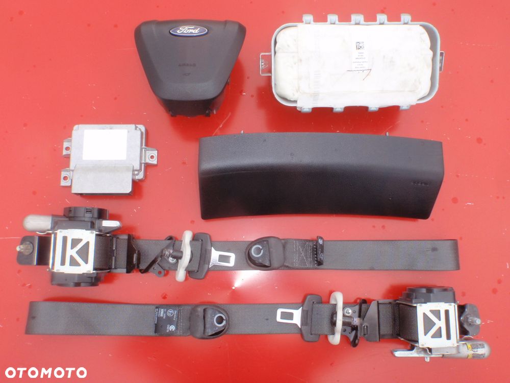 FORD MUSTANG B-MAX C-MAX S-MAX KUGA GALAXY TRANSIT TOURNEO COURIER CUSTOM CONNECT FLEX RANGER EXPLORER EXPEDITION ESCAPE PUMA MONDEO FUSION FOCUS FIESTA KA PLUS + EDGE ECOSPORT PODUSZKA POWIETRZNA KURTYNA FOTELA W FOTEL AIRBAG PASY PAS NAPINACZ DOPINACZ DESKA KONSOLA - 24