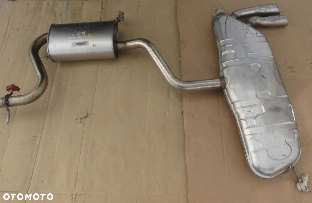 dw vw scirocco układ wydechowy tłumik 1k6253611ce 1q0253411e