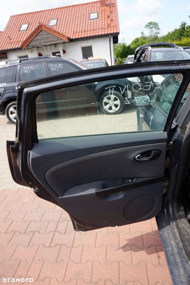 DRZWI TYLNE LEWE LEON II 1P1 5D HB LS7Z  CZARNY SEAT 2005-2009 - 8