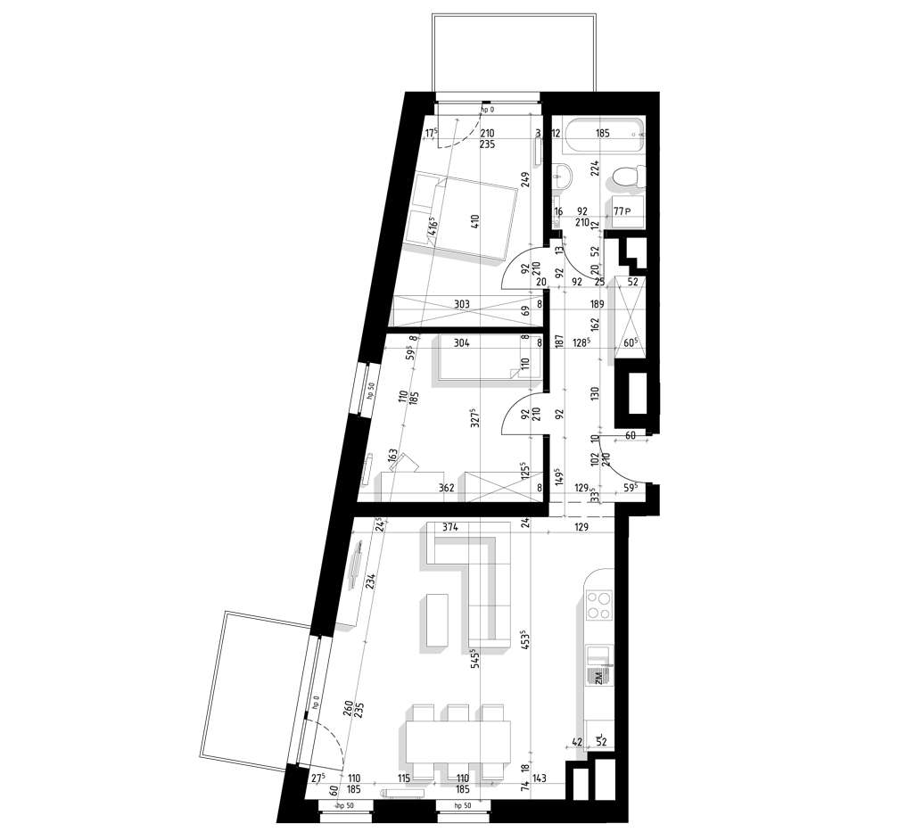 Mieszkanie na sprzedaż, 3 pokoje, 62 m², Biedrusko