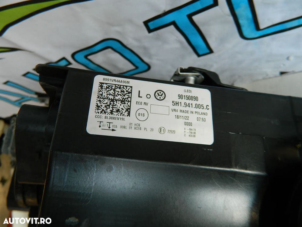 Far stanga Full LED VW Golf 8 model 2019-2023 cod 5H1941005 - 8
