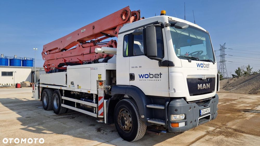 MAN TGA 26.360 6x4 Z ZABUDOWĄ POMPA DO BETONU PUTZMEISTER 36M