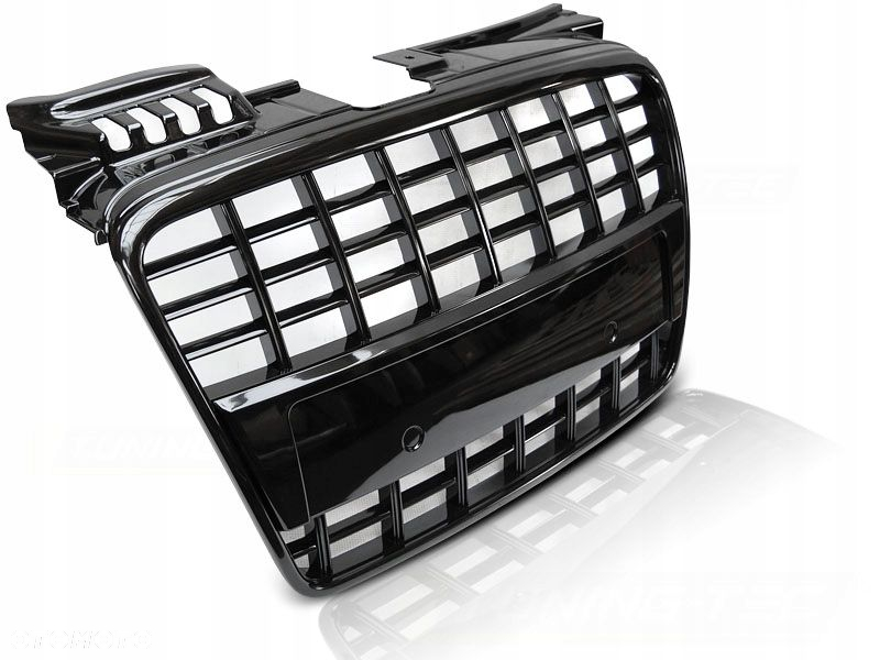 Atrapa Grill Kratka Tuning Sportowa Paski Czarna Audi A4 b7 8e 2004-2008 - 2