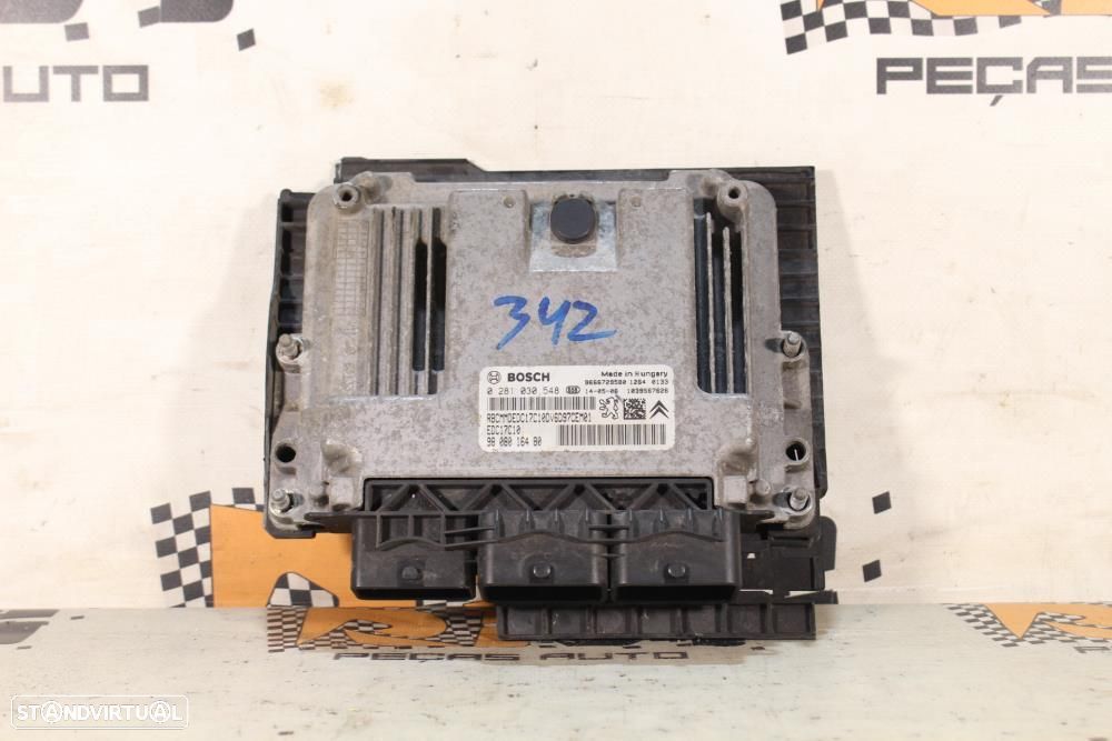 Centralina De Motor Peugeot 308 Ii  9808016480 / 0281030548 / 1039S676 - 1