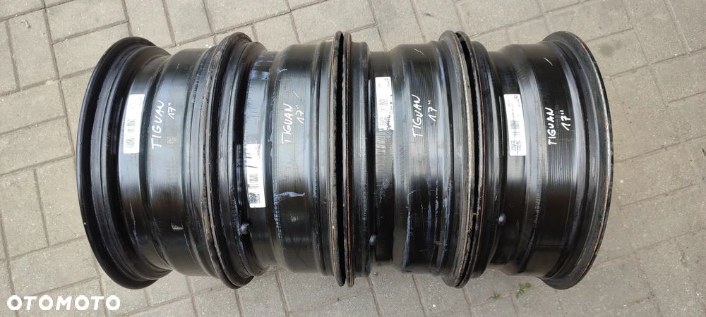FELGI STALOWE 5x112 6.5Jx17 CALI ET38 VW TIGUAN KOMPLET 4 SZTUKI - 8