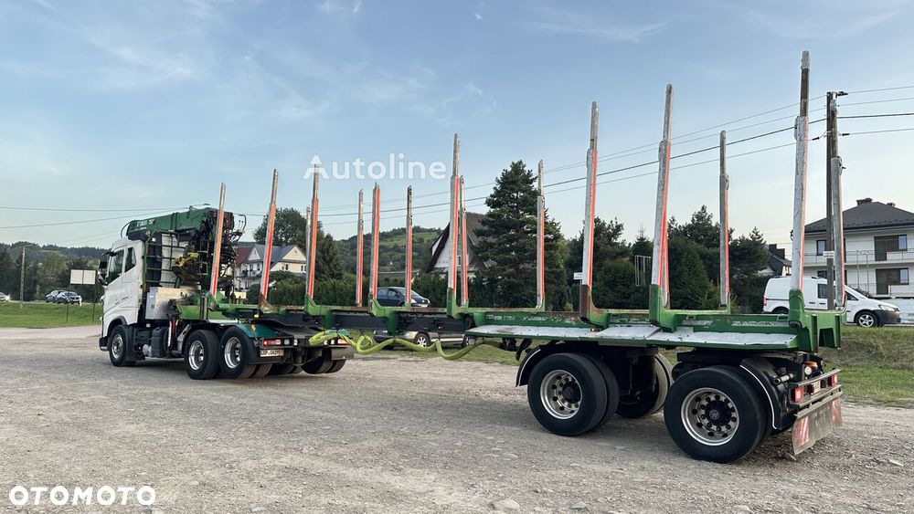 Volvo FH540 6x4 + NACZEPA DO DREWNA - 7