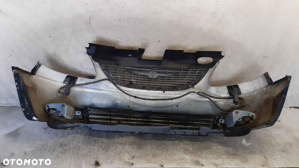 ^ ZDERZAK PRZÓD PRZEDNI CHRYSLER GRAND VOYAGER GRANATOWY HALOGENY SPRYSKIWACZE LAMP XENON - 4