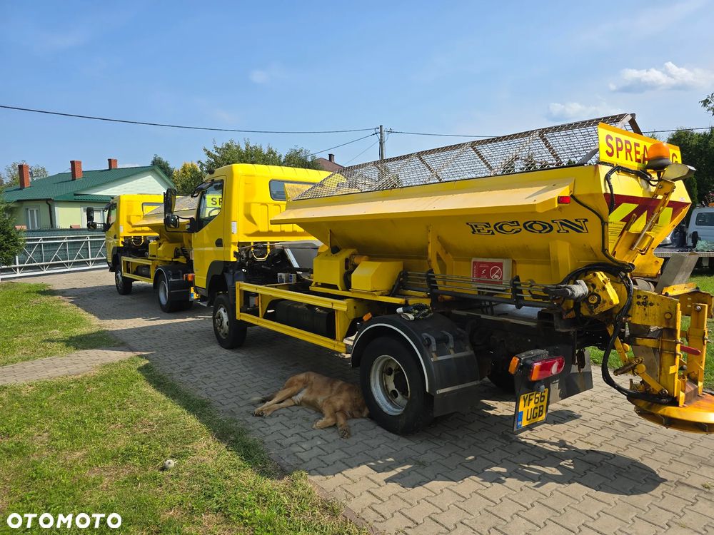 Mitsubishi 4x4 canter fuso daily 6c18 pługopiaskarka piaskarka solarka hydraulika econ Schmidt - 12