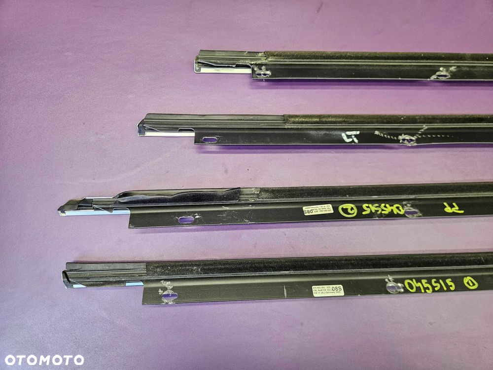 Listwa Listwy Zgarniajace Szyb Szyby Chrom Chromowane AUDI A6 C6 Sedan Kombi - 29