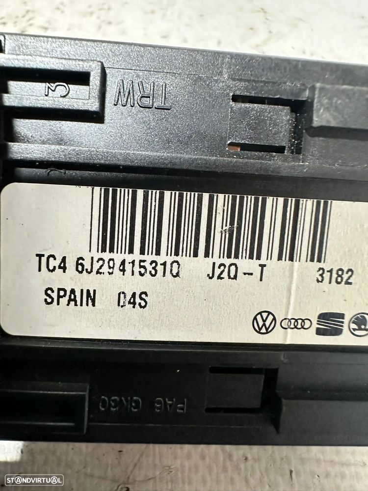 .Modulo Comutador Switch Luzes Original VW Seat Ibiza 6J 6J2941531Q 2008 - 2017 - 8