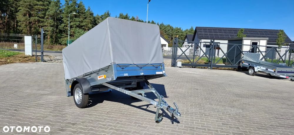 Neptun DOSTAWA Przyczepka 236x129x110cm N7-236 ptw Lekka przyczepa jednoosiowa ze stelażem i plandeką h-110cm! UCHYLNA!GN128 - 17