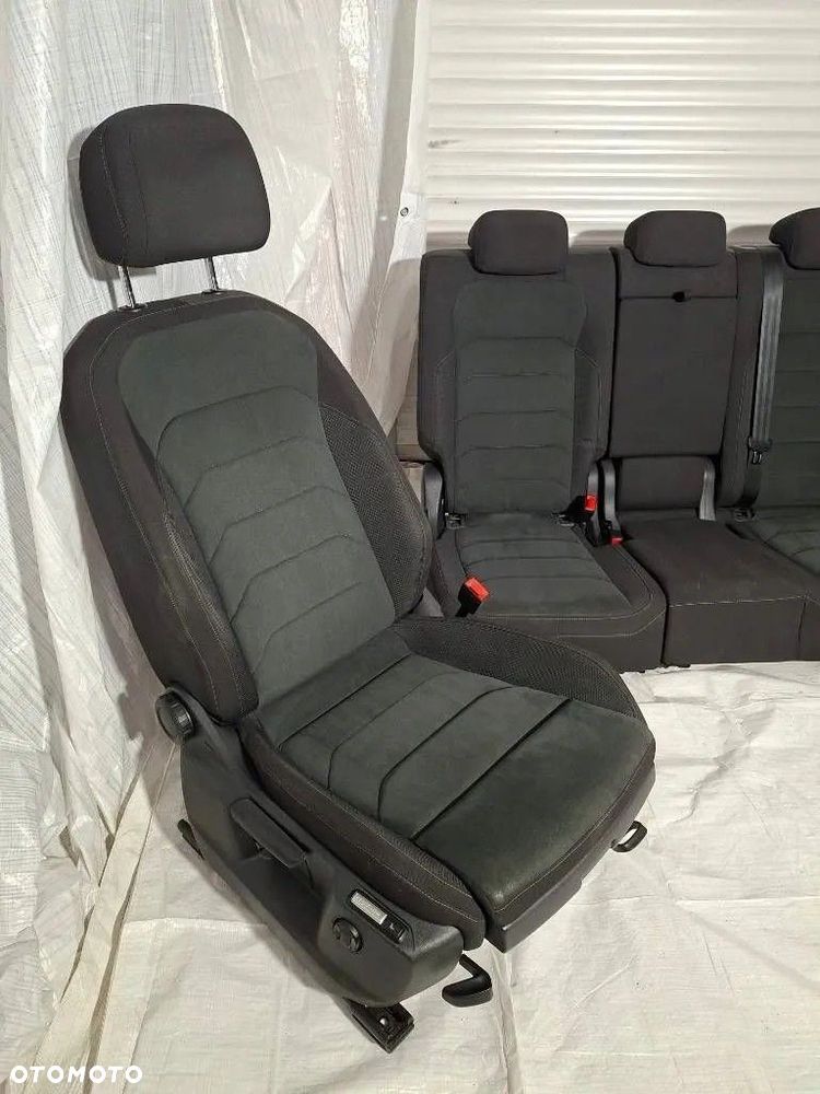 VW Tiguan Allspace 2018 Komplet foteli skóra alcantara grzane ErgoActive - 2