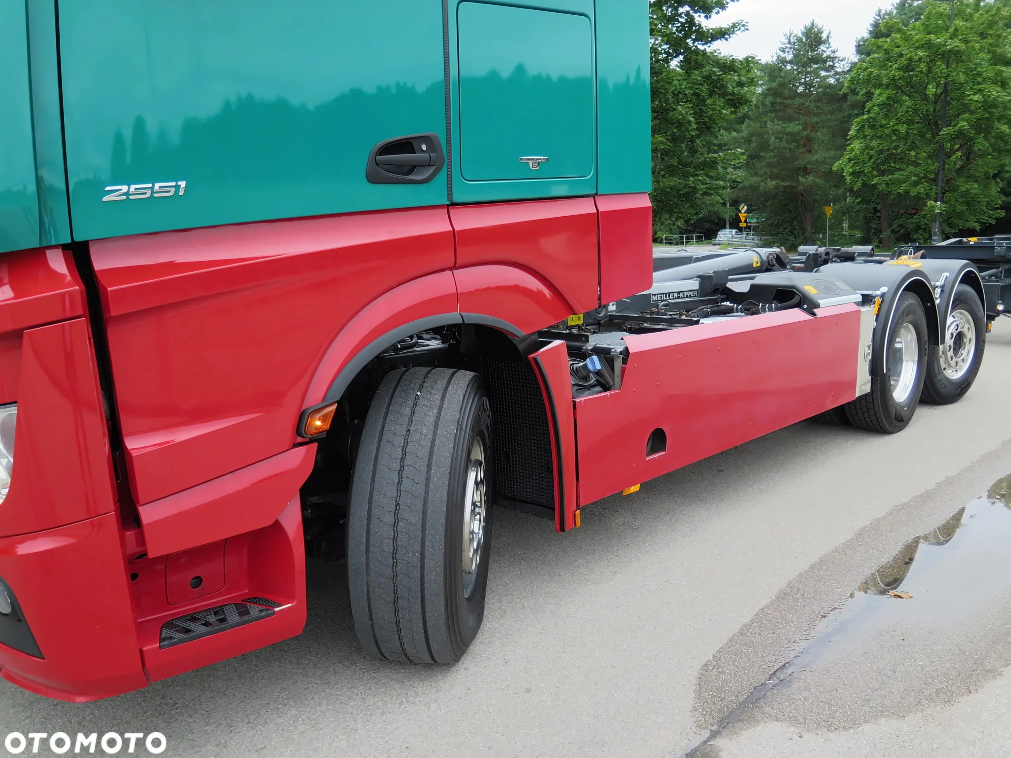 Mercedes-Benz ACTROS 2551, 6x2, HAKOWIEC MEILLER RK 20.65 - 8