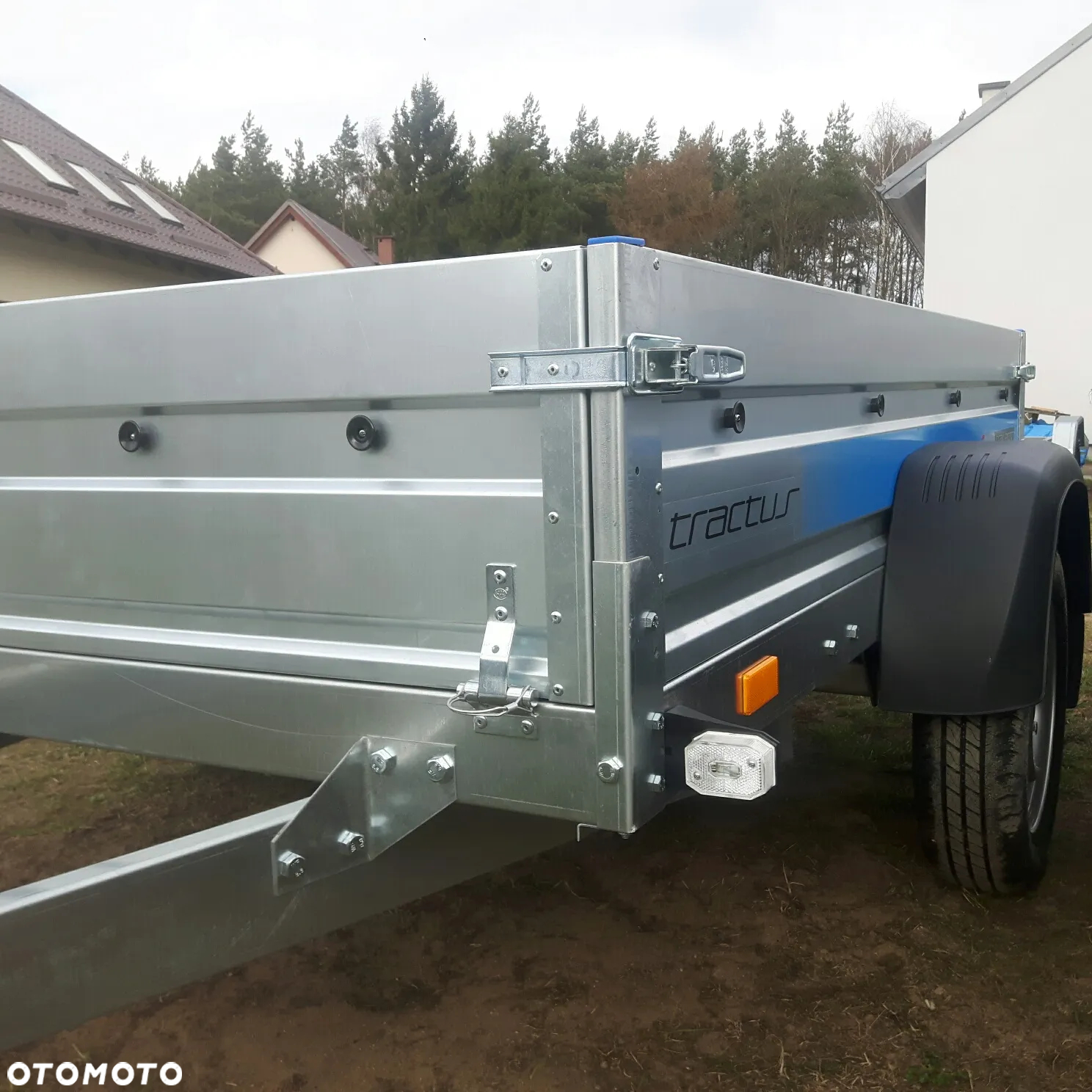 Faro Przyczepa TRACTUS 263x125 burty, MOCNA 750kg, DUŻY WYBÓR - 7