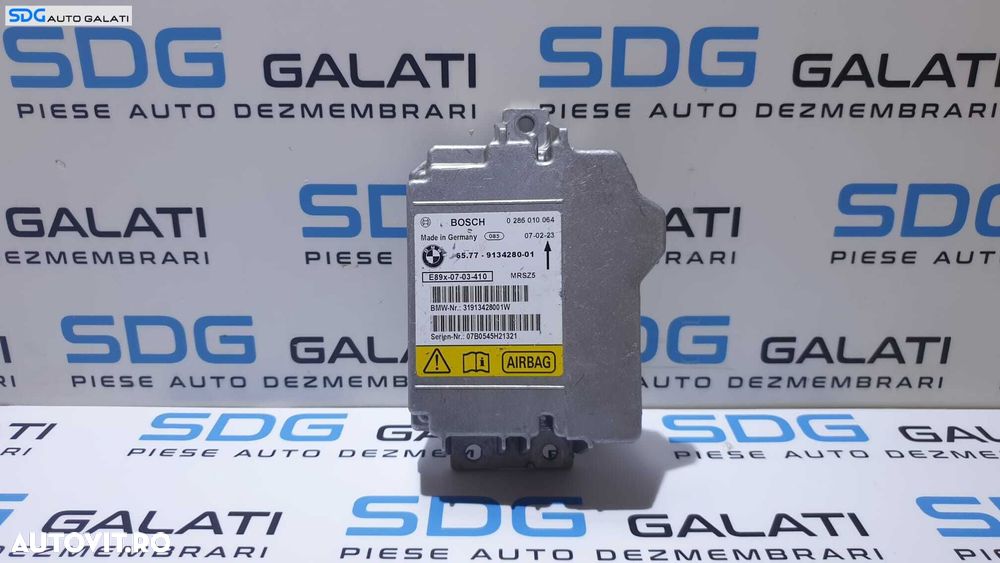 Unitate Modul Calculator Airbag - uri BMW Seria 3 E90 E92 2004 - 2011 Cod 9134280 [L3692] - 1