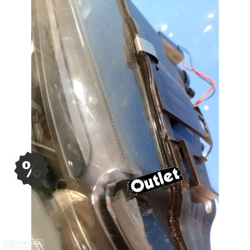 R145747C1 FAROL ESQ BMW SÉRIE 3 E46 2 PORTAS 03-06 OLHOS DE ANJO CCFL FUNDO PRET - 3
