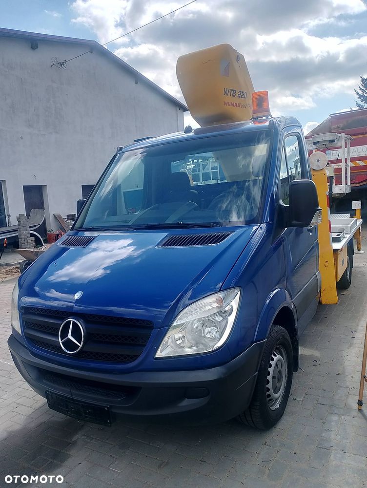 Mercedes-Benz Podnośnik Koszowy Wumag WTB 220 22 metry 14 w Bok Pilot UDT Palfinger zwyżka jak Gsr Ruthmann Multitel - 1
