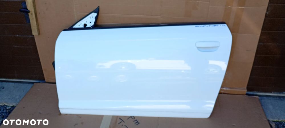 Drzwi lewy przód przednie lewe Audi A3 8P Lift cabrio LY9C Ibis White - 7