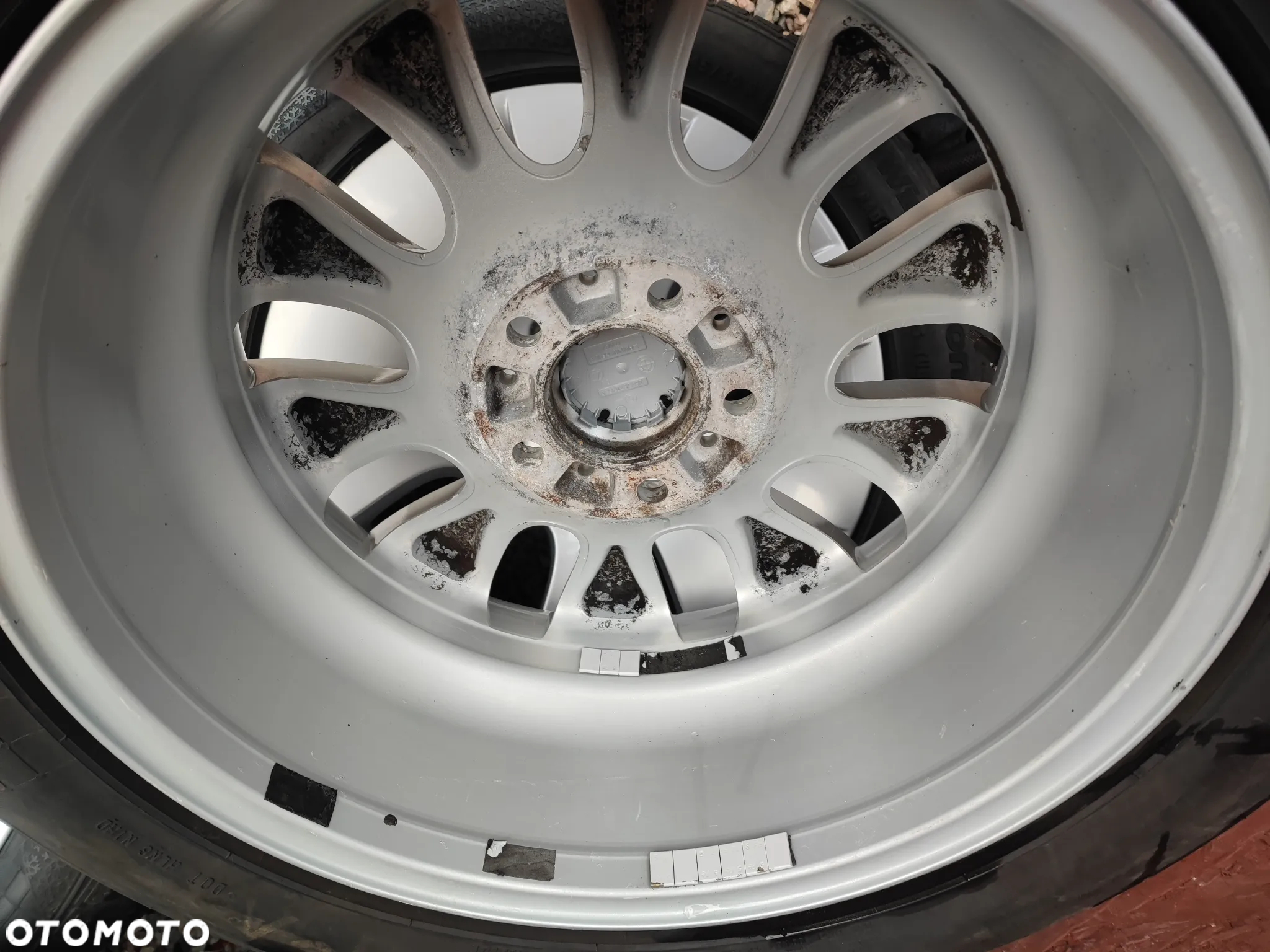 BMW E39 / E38 / X5 / X3 / E60 / E65 / E65 ORYGINALNE ALUFELG STYLINGI 91 8Jx18" ET24 + OPONY ZIMA CONTINENTAL 245/50/R18 O NR. 36 11 6 753 237 OEM W DOBRYM STANIE - 27