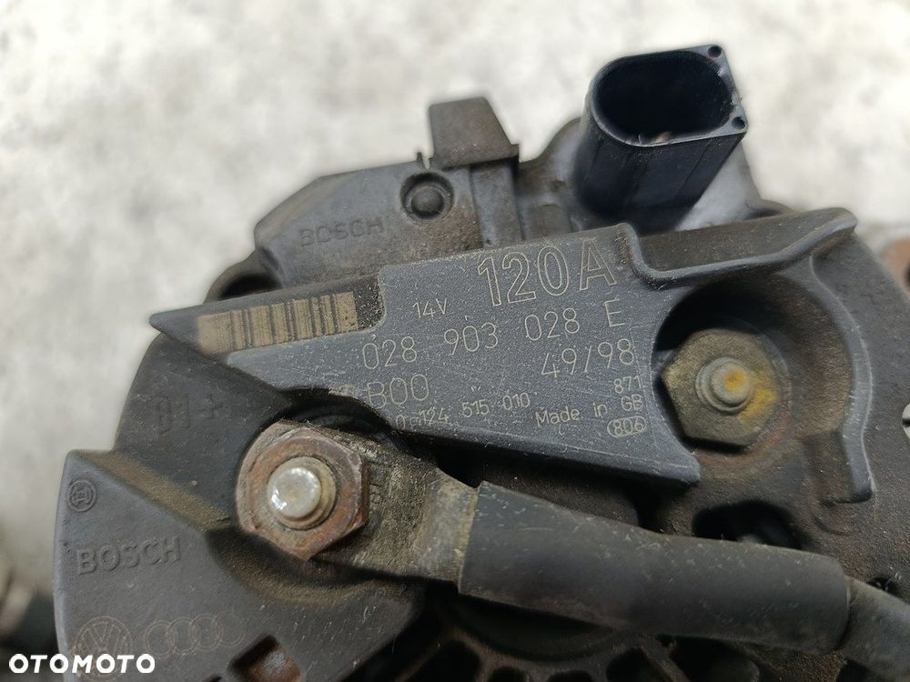 ALTERNATOR VW PASSAT B5 FL 028903028E 0124515010  BOSCH 1.9 TDI - 9
