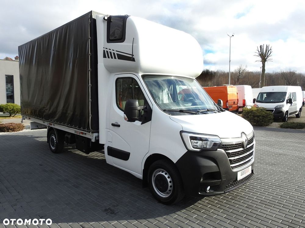 Renault MASTER PLANDEKA 10 PALET TEMPOMAT KLIMATYZACJA LEDY PNEUMATYKA  165KM - 5