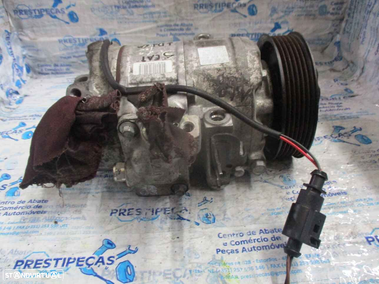 Compressor AC 6Q0820803G  JP6SEU12CND2   SEAT IBIZA 2004 1.2I - 4