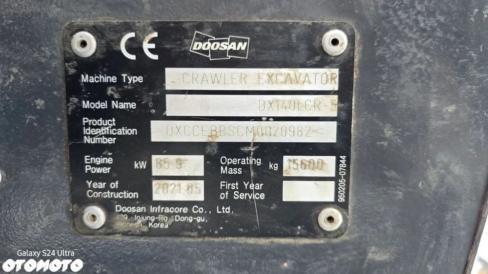 Doosan Dx140 - 6
