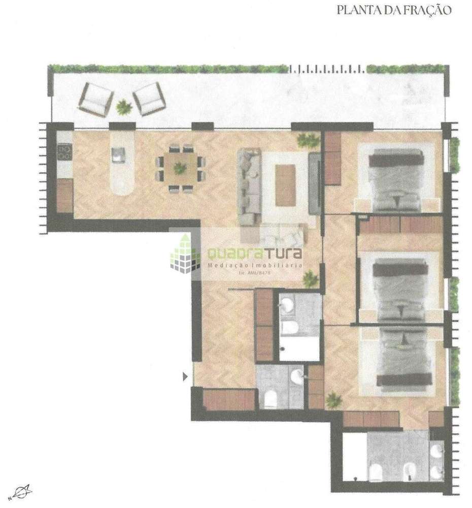 Apartamento T3 Boavista | Varanda com 29m2 | Box 2 carros - Grande imagem: 4/9