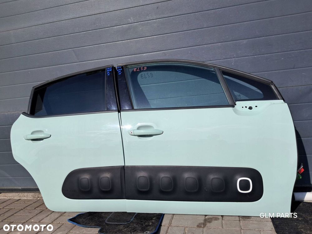 citroen c3 iii 3 prawe drzwi prawy przód + tył 2017 elsb - 2