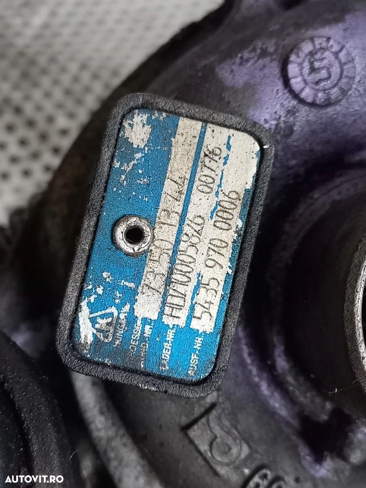 Turbo Turbina Opel Corsa C Combo Meriva Fiat 1.3 Cdti Cod  70 Cai - Dezmembrari Arad - 5