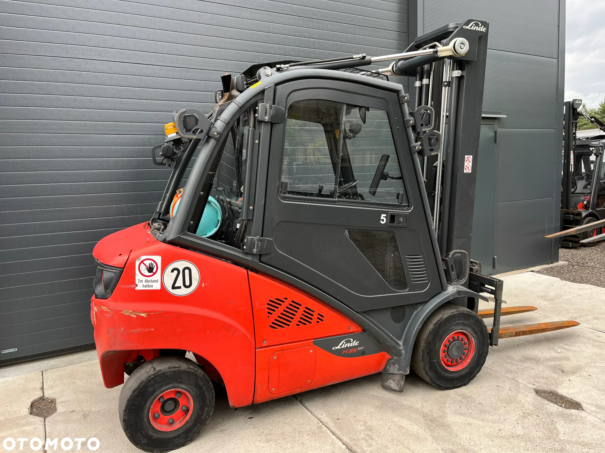 Linde H35-T Gaz LPG TRIPLEX kabina przesuw boczny  oświetlenie drogowe - 7