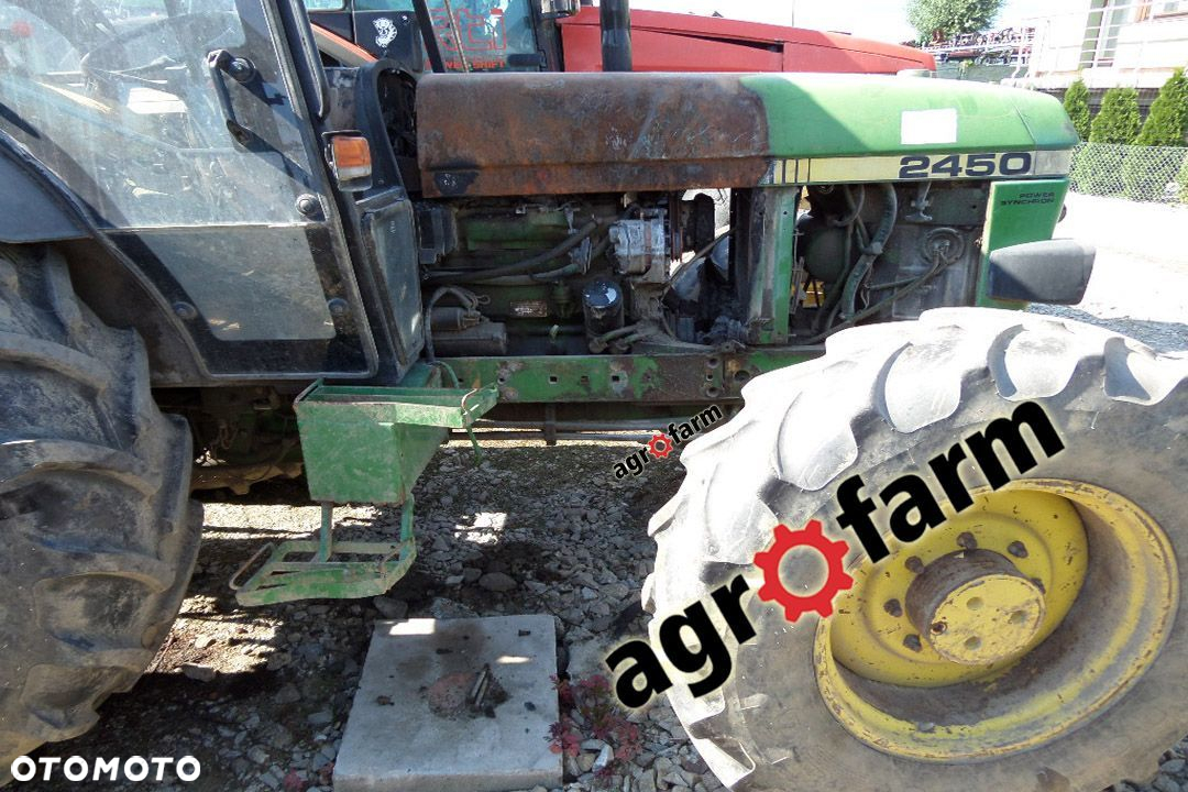 John Deere części 2450 2250 2650 silnik skrzynia zwolnica wał głowica zwrotnica zawór oś zwolnica - 3