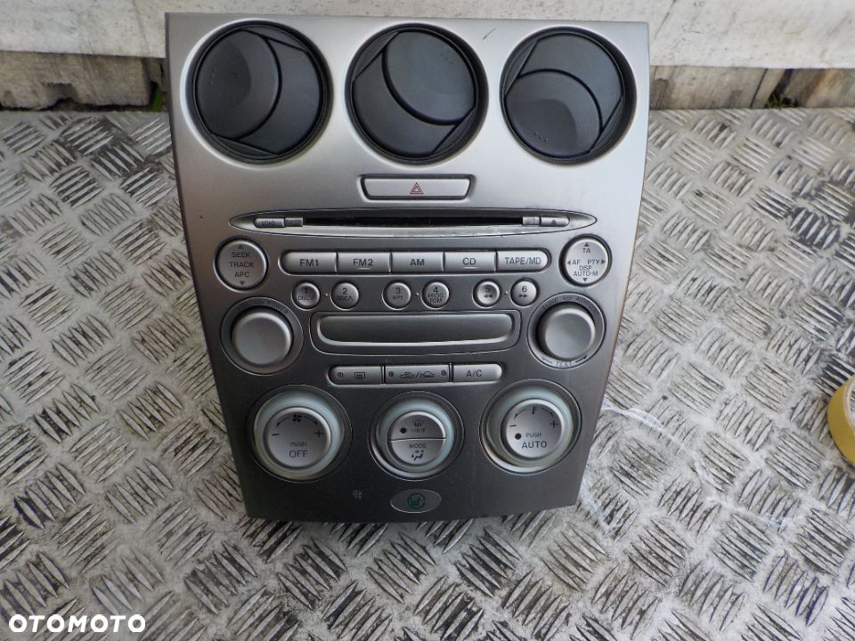 RADIO cd oryginal mazda 6 VI gg panel klimatyzacji nawiewow komplet - 1
