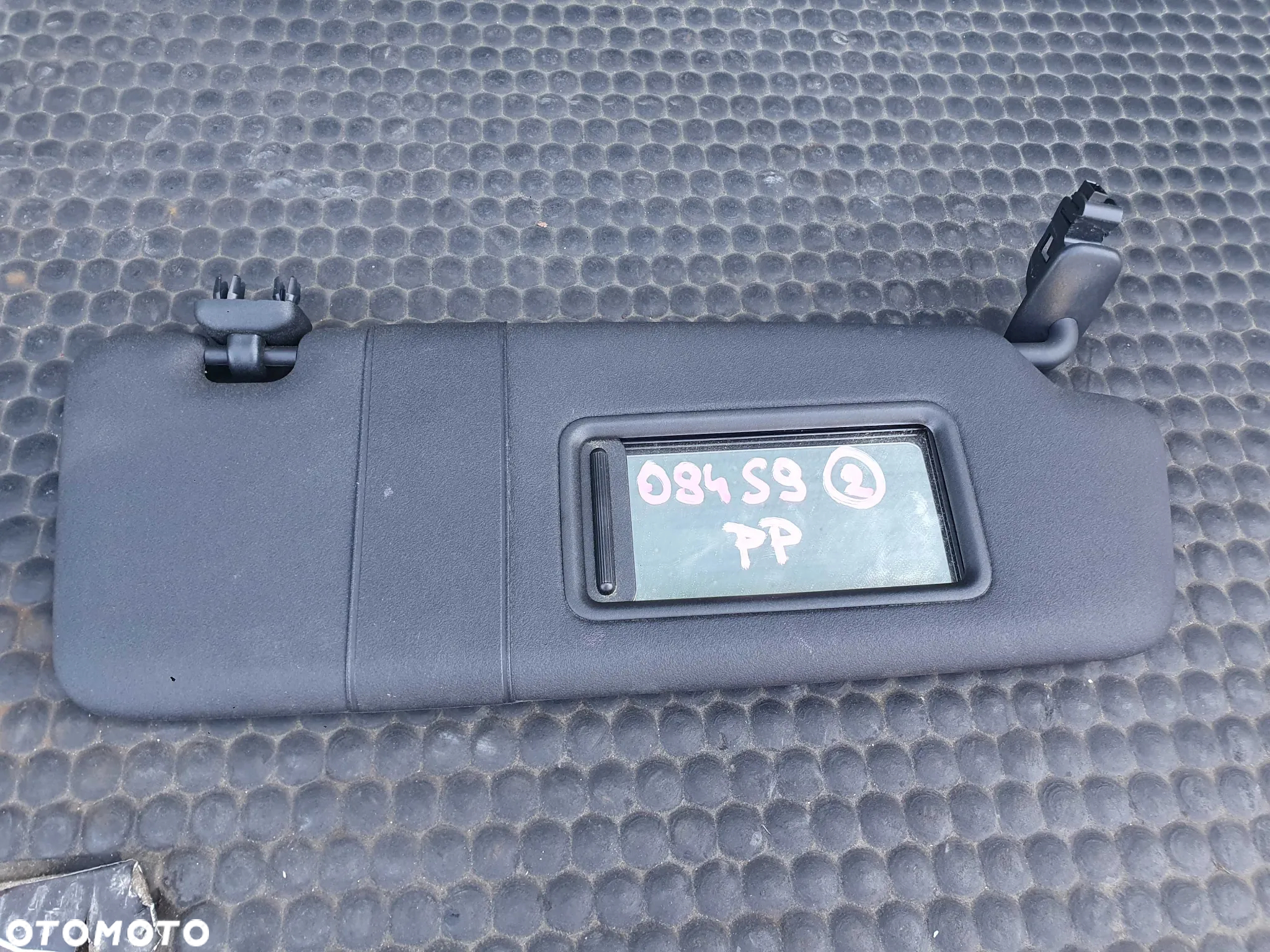 Daszek 8E0/1857551 8E0/2857552 8E0857562 Słonecznik Czarne S-Line Oslona Przeciwsloneczna Podświetlane Lewa Prawa AUDI A4 B6 B7 - 4