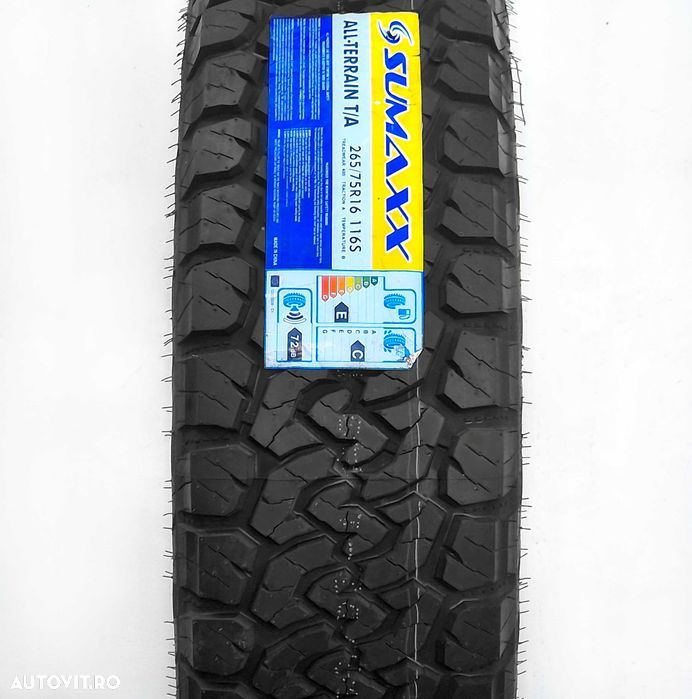 Anvelopa NOUA M+S* A/T All Road 265/75R16 Sumaxx All-Terrain (Model BFGoodrich) 116S - 2