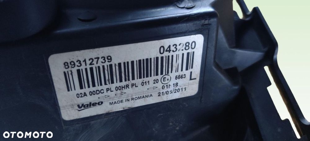 LAMPA LEWA REFLEKTOR LEWY RENAULT MEGANE II 2 LIFT 2007 89312739 - 5