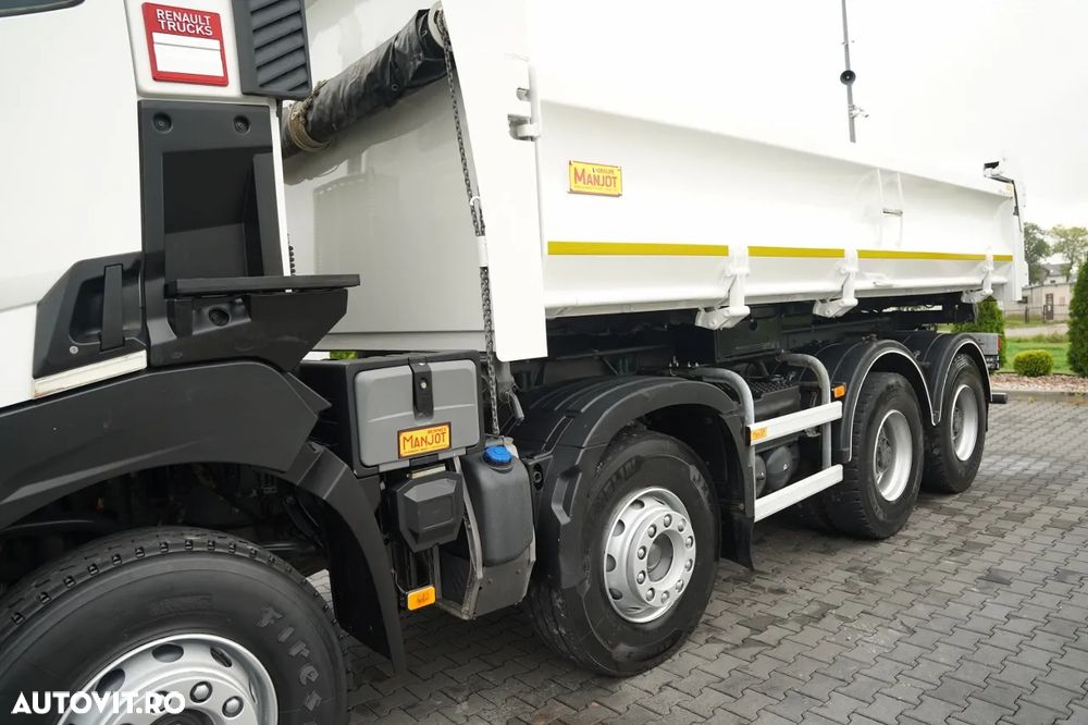 Renault K 480 / 8x4 / WYWROTKA DWUSTRONNA - 6 M / HYDROBURTA / HYDROKLAPA / AUTOMAT / EURO 6 / - 20