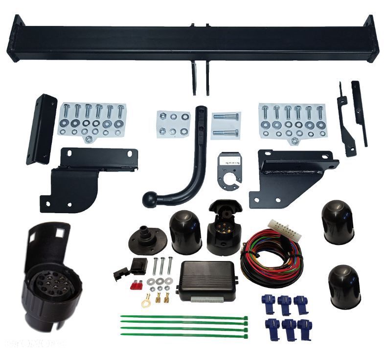 NISSAN QASHQAI J10 J11 2006 - 2021 HAK HOLOWNICZY + MODUŁ 7PIN + WIĄZKA + GNIAZDO - 5