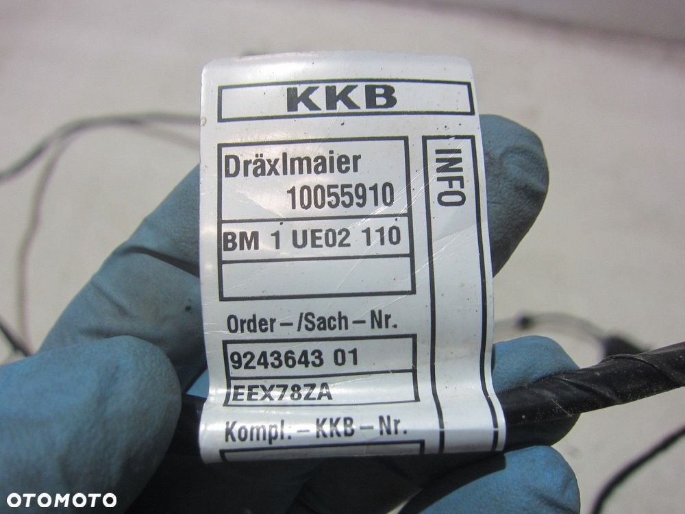 BMW X3 F25 9243643 61129243643 WIĄZKA PDC PRZEDNIA Z CZUJNIKAMI PARKOWANIA - 14