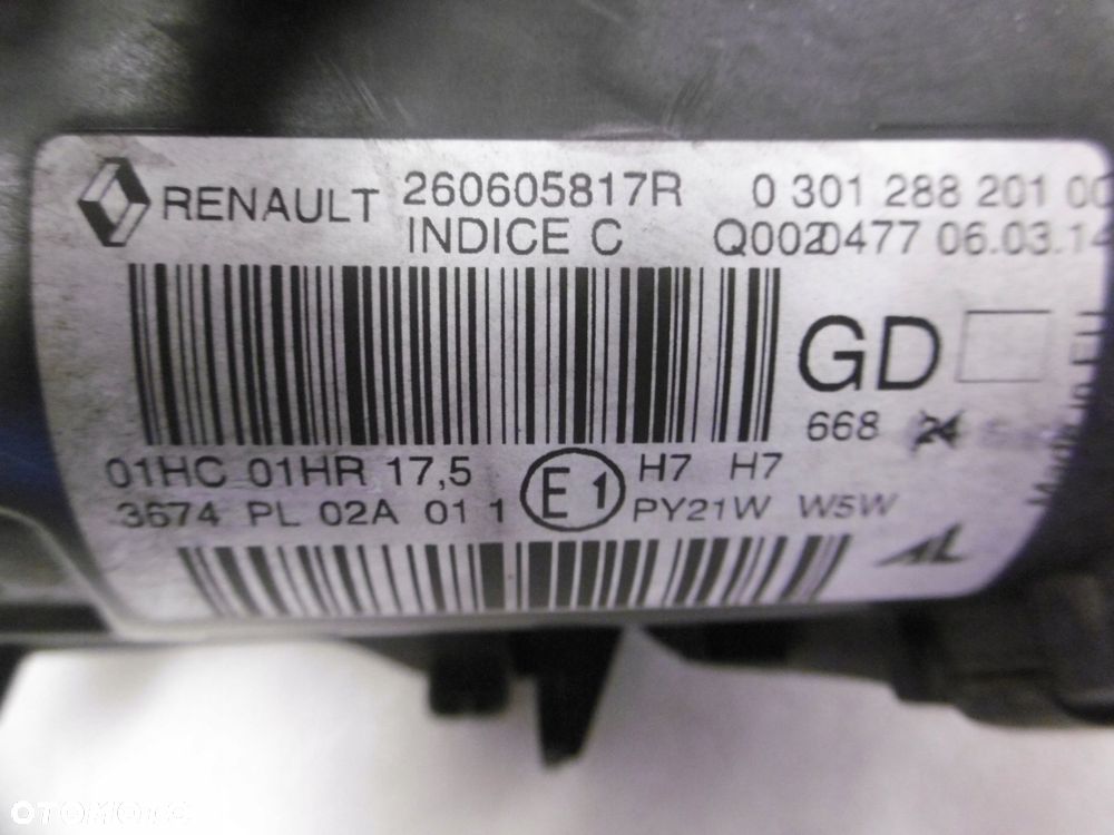 renault megane iii lift - lampa przednia lewa - 8