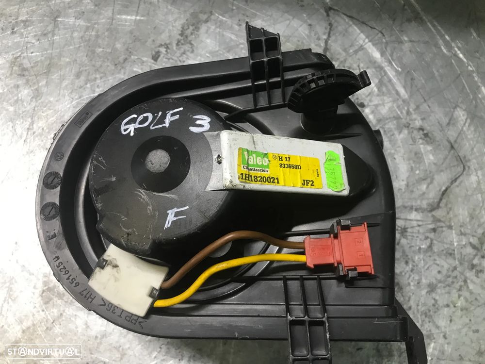 MOTOR / VENTILADOR DA SOFAGEM VOLKSWAGEN GOLF III / POLO 6N / SEAT IBIZA 6K REF. 1H1820021 - 3